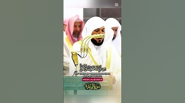 بكاء وتآثر وخشوع فضيلة الشيخ أ.د.#ماهر_المعيقلي حفظه الله سورة المائدة ليلة 8 رمضان 1446.❤️❤️