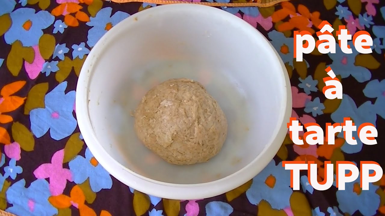 La fameuse pâte à tarte Tupp', super rapide et ludique #Tupperware #pateATarteFacile #pateATarteTupp