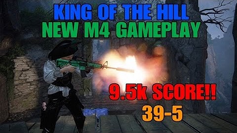 Uncharted 4 Multiplayer - King of the Hill - New M4 Gameplay - 9.5k Score!! OG - OLD SCHOOL