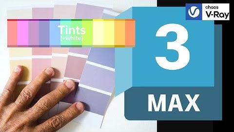 Color tint / pastel colors in interior design and 3ds max