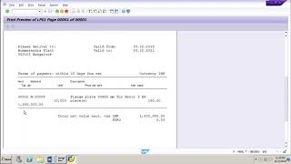 SAP MM How to Print Scheduling Agreement ME9L