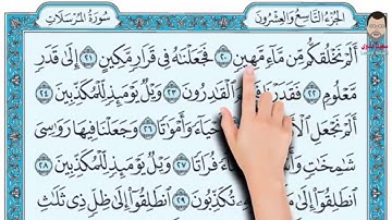 سورة المرسلات من 20إلى 27