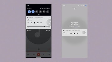 Show music controls Pixel 4
