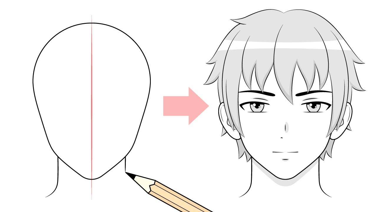 Draw Anime Faces & Heads : Drawing Manga Faces Step by Step Tutorials - How  to Draw Step by Step Drawing Tutorials