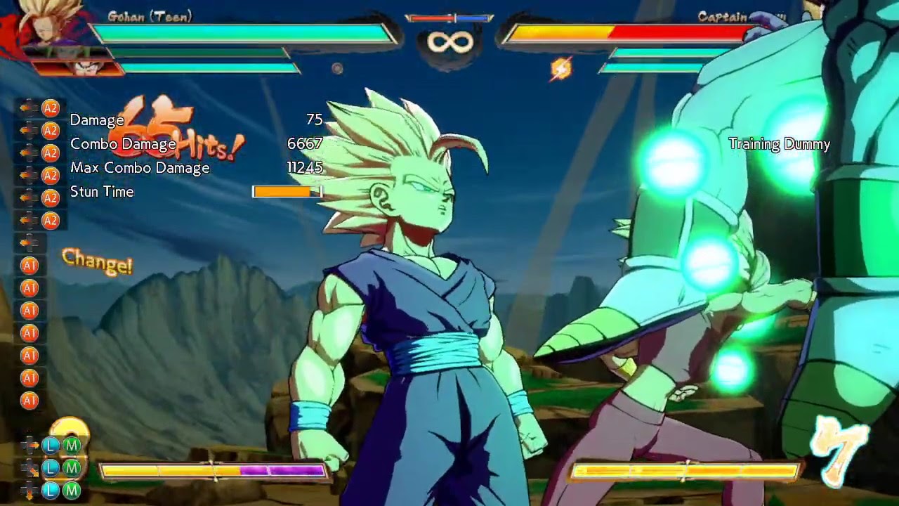 DBFZ: Kefla 1.5 Bar Start TOD Combo