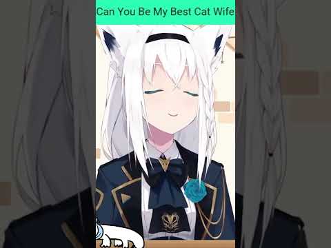 【白上フブキ】No Cat! Yes Fox!! Wife?...ok | #shorts