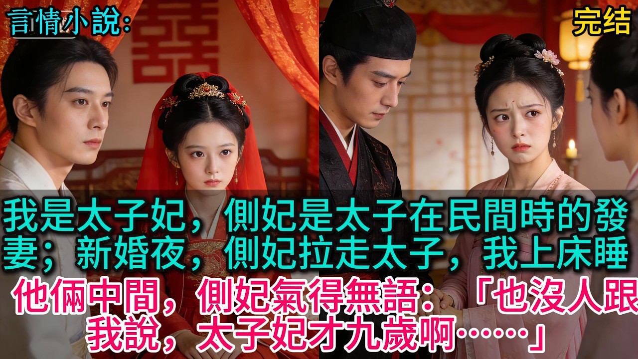 我是太子妃，側妃是太子在民間時的發妻；新婚夜，側妃拉走太子，我上床睡他倆中間，側妃氣得無語：「也沒人跟我說，太子妃才九歲啊……」
