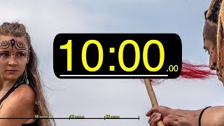 10 Minutes WORKOUT Timer | WITHOUT MUSIC | 10 Min Countdown screenshot 2