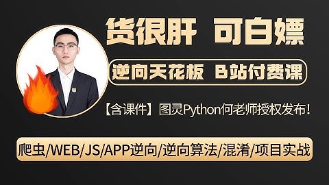【敢称全网第一】Python爬虫教程！【12】包含Python进阶/JS/WEB/爬虫/APP逆向！各大主流企业级案例！！小白建议收藏！