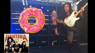 YNGWIE VS Pantera, Yngwie about the donut story, Dimebag and Pantera