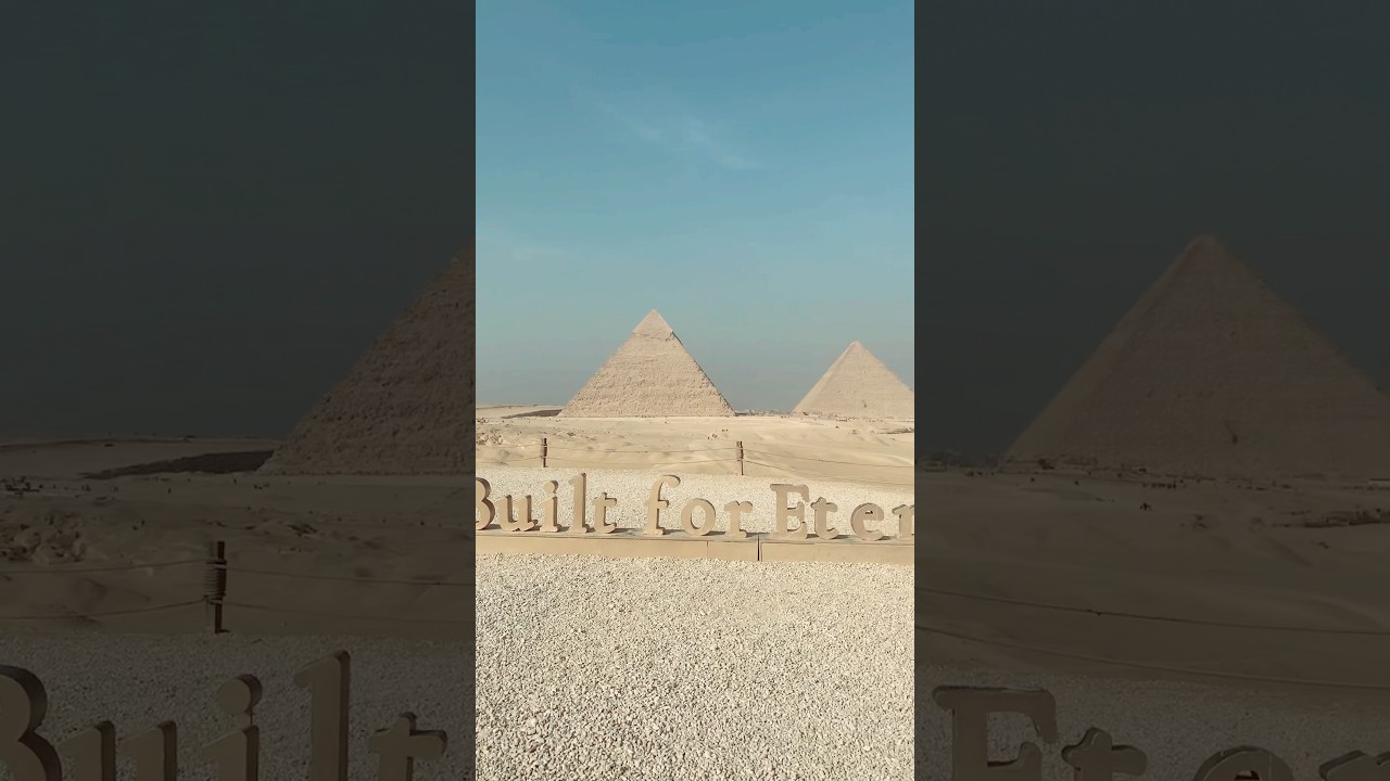 Giza pyramids 🇪🇬 build for eternity