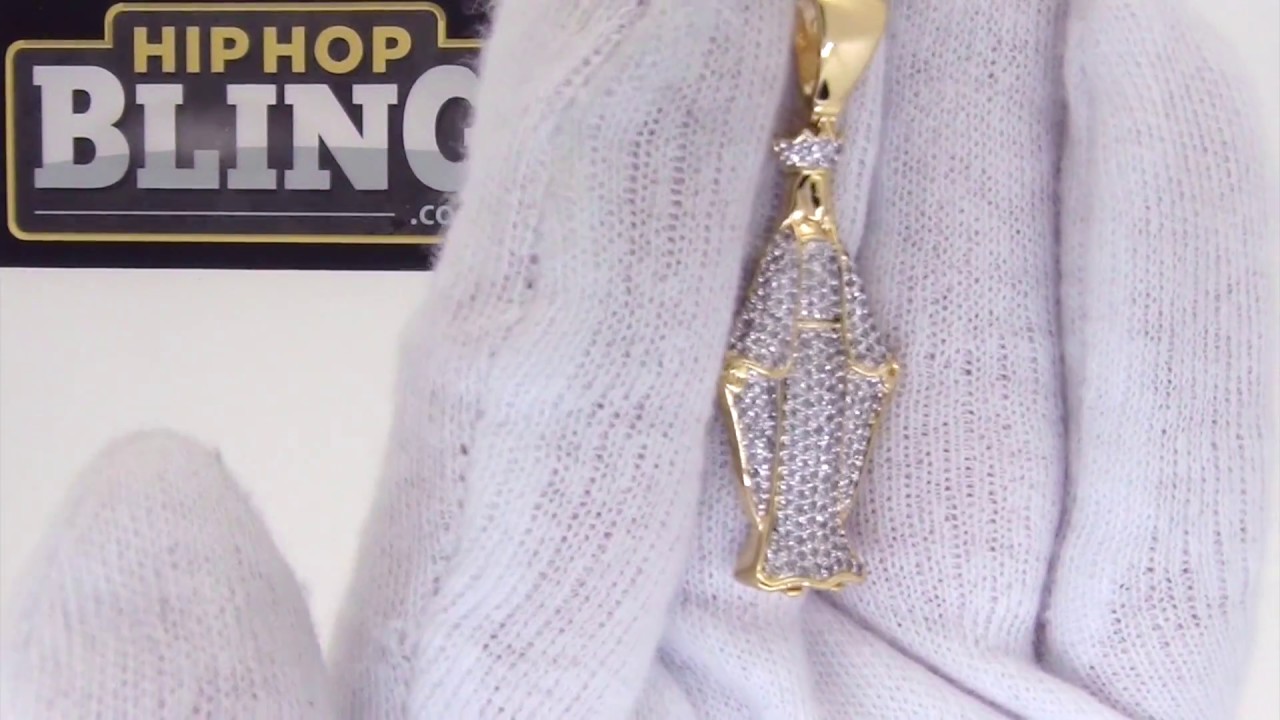 Jesus Medallion Bling Bling Pendant | Gold Hip Hop Jewelry