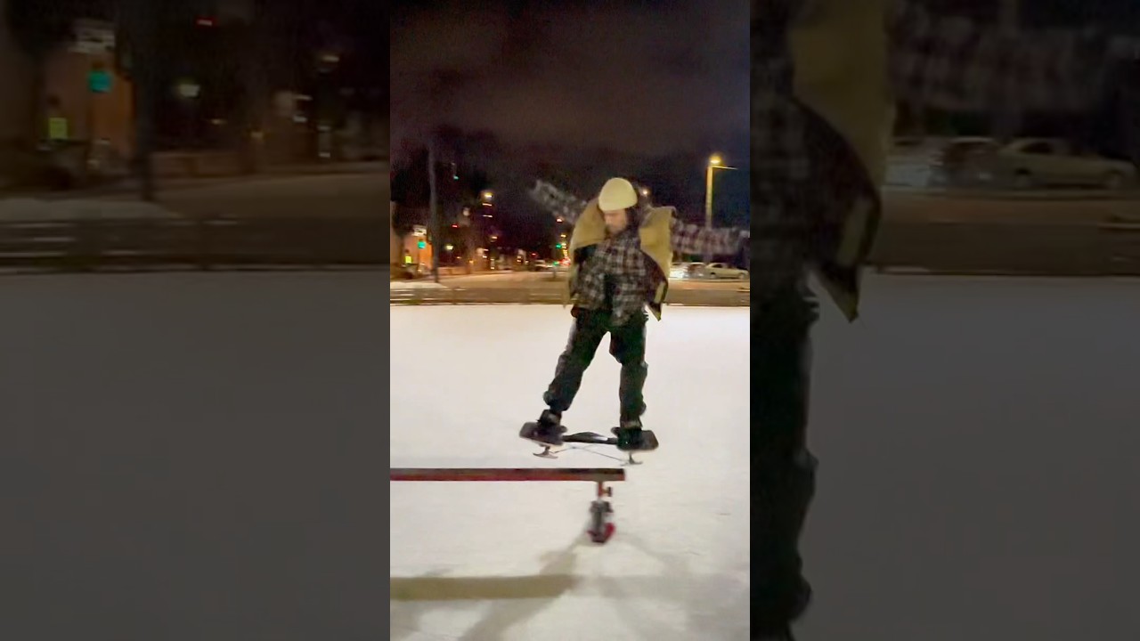 Full video ⬆️⬆️ grinding on ICE !!! # 