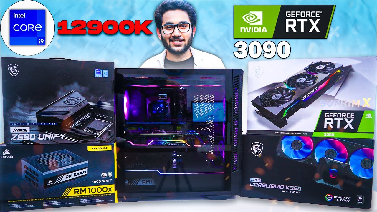Intel x MSI Rs. 4 Lakh PC Build | i9 12900K RTX 3090 | Benchmarks ...