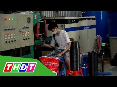 Video HTX hoa kiểng Tân Dương sản xuất chậu nhựa bằng máy... - youtube