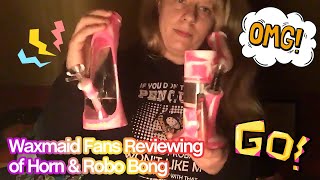 Waxmaid Horn Silicone Glass Water Pipe and Hobee Water Pipe Smoking Review