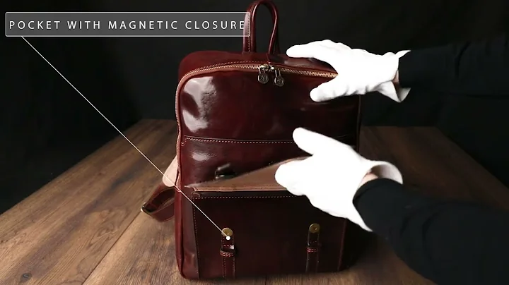 Full-Grain Genuine Leather Backpack - The Divine Comedy  | Time Resistance Official Video