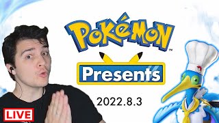 Pokemon Presents LIVE Reaction! Gen 9 and More?!(8\/3\/2022)