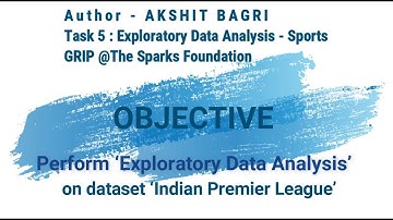 Exploratory Data Analysis-(Sports)-Task 5 | The Sparks Foundation