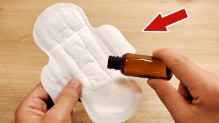 Use sanitary pads this way and the end result will surprise you! 💥 (genius) 🤯