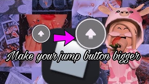 How to make your jump button bigger on your IPhone/IPad | #roblox #mobile #tutorial