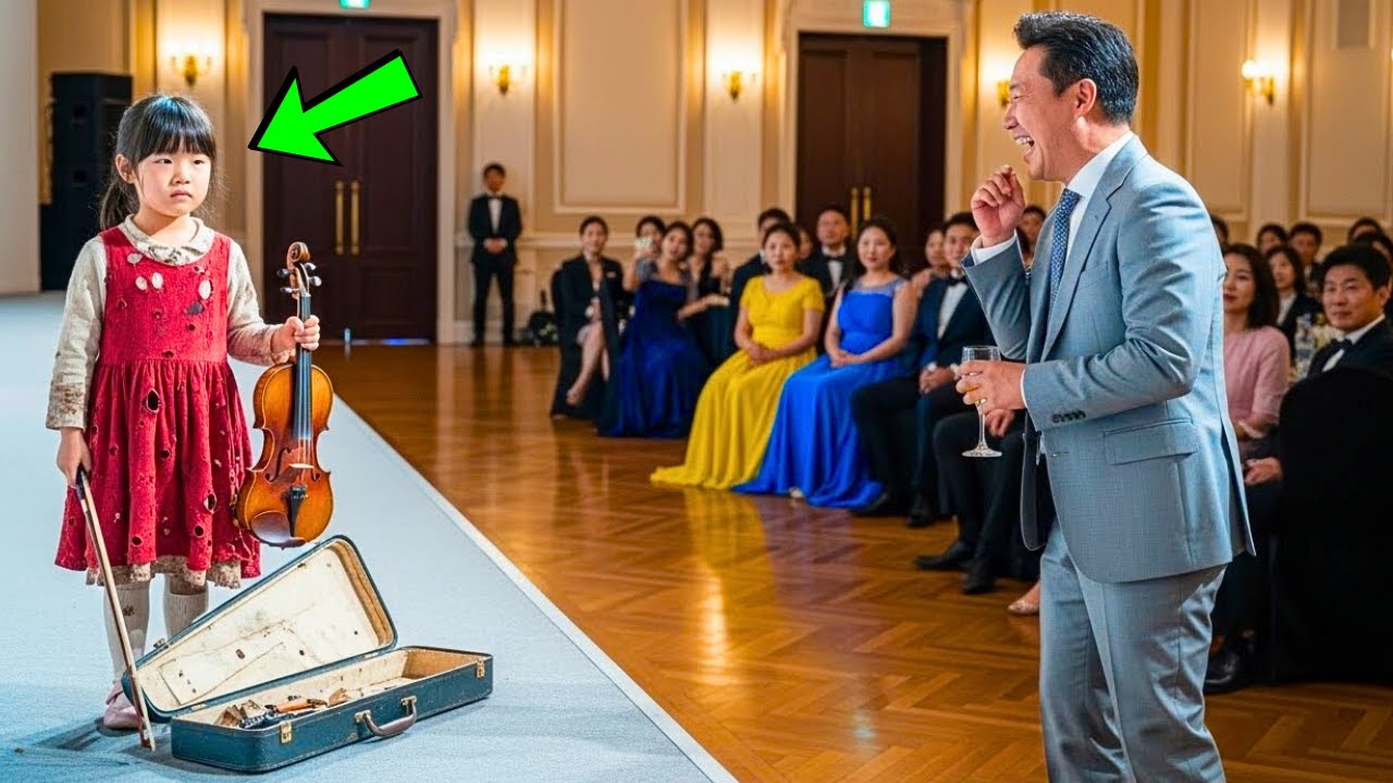 “제가 음식과 바꾸고 바이올린을 연주해도 될까요?” 라고 노숙 소녀가 애원했다. 그러나 기업가들은 그녀를 무시했다. 그러다 그녀는 무대에 올랐다