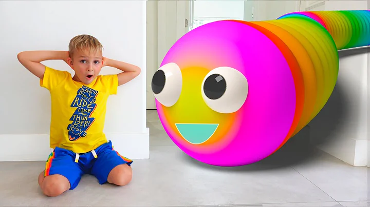 Vlad and story about Worms from the game - Funny stories for kids