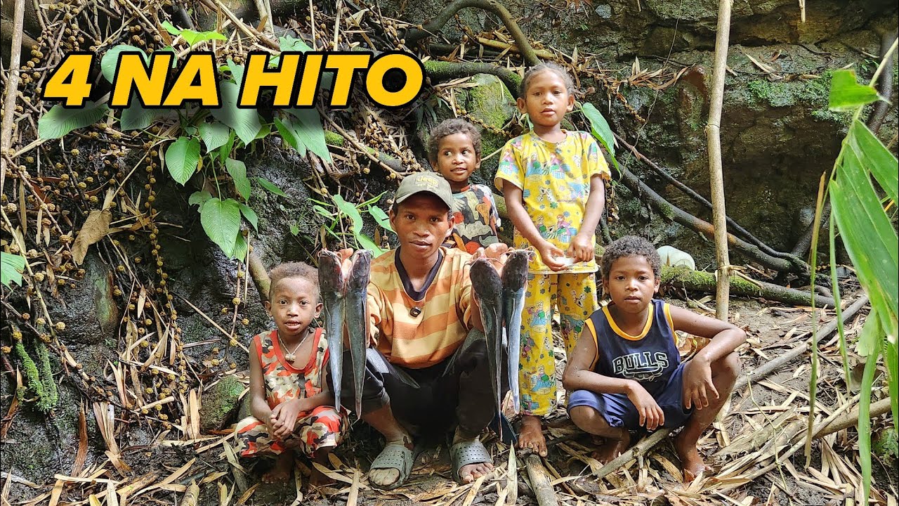 KATUTUBONG AETA SA BUNDOK | Apat na hito nilinis ni Kuya Anton 