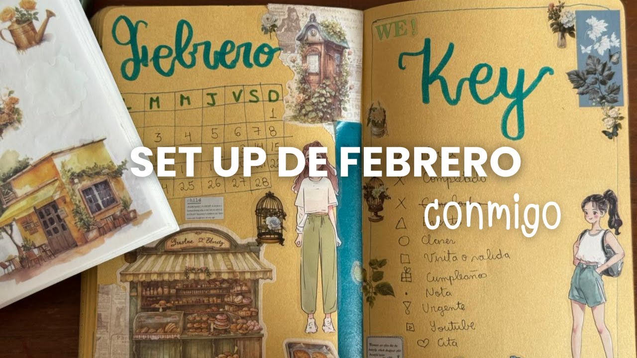 Set up de febrero ✨ | Mi bullet journal + organización tranquila