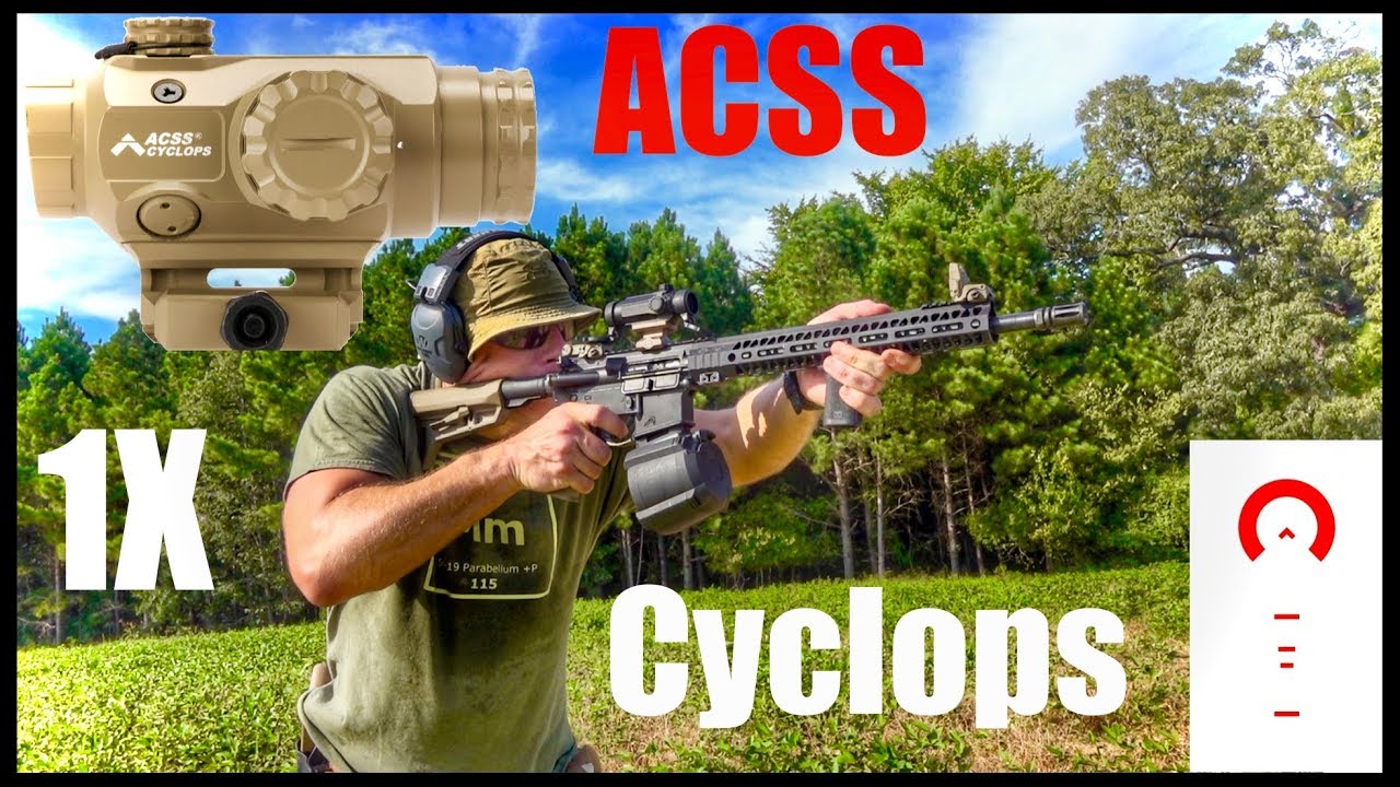 Primary Arms Cyclops 1x Prism Scope With ACSS Reticle Review YouTube