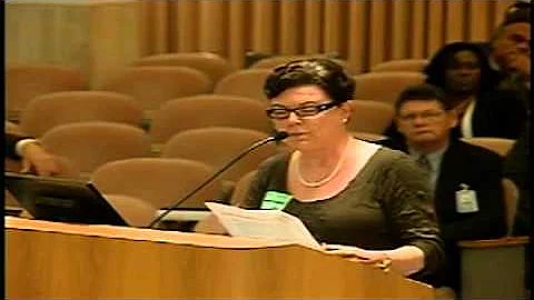 Nancy Jacobson, Orange Democrats Speak About Tinker Field - Orlando City Council Hearing