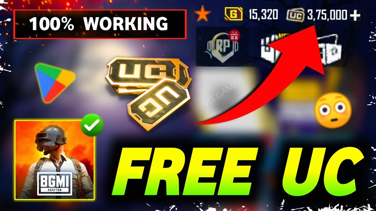 🔴 𝗙𝗥𝗘𝗘 1200 𝗨𝗖 ✅ How To Get Free UC In Bgmi / Bgmi Free Uc ( FREE UC )