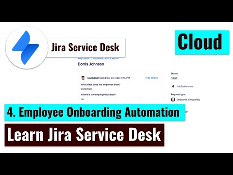 Jira Service Desk Cloud - Onboarding process with in built Automation