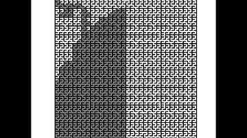 64x64 fractal tessellation maze solved with A Star with Euclidean distance