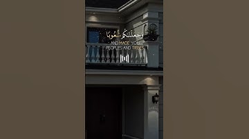 ماتيسر من سورة الحجرات
