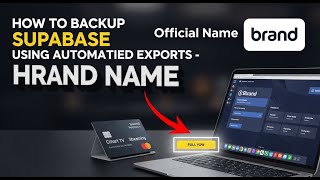 How to backup Supabase projects using automated exports - Full Guide