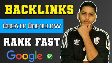 Create High Quality Dofollow Backlinks and Rank Fast in Google ! Blogging Guide by Niraj Yadav