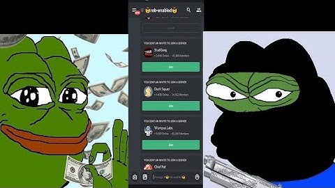 Dank Memer discord Server Robbing list (link in desc)