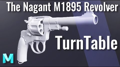 The Nagant M1895 Revolver || 3D Modeling TurnTable || #AbhiSculpts