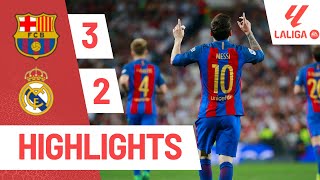 Barcelona vs Real Madrid 3-2 La Liga 2017 Highlights