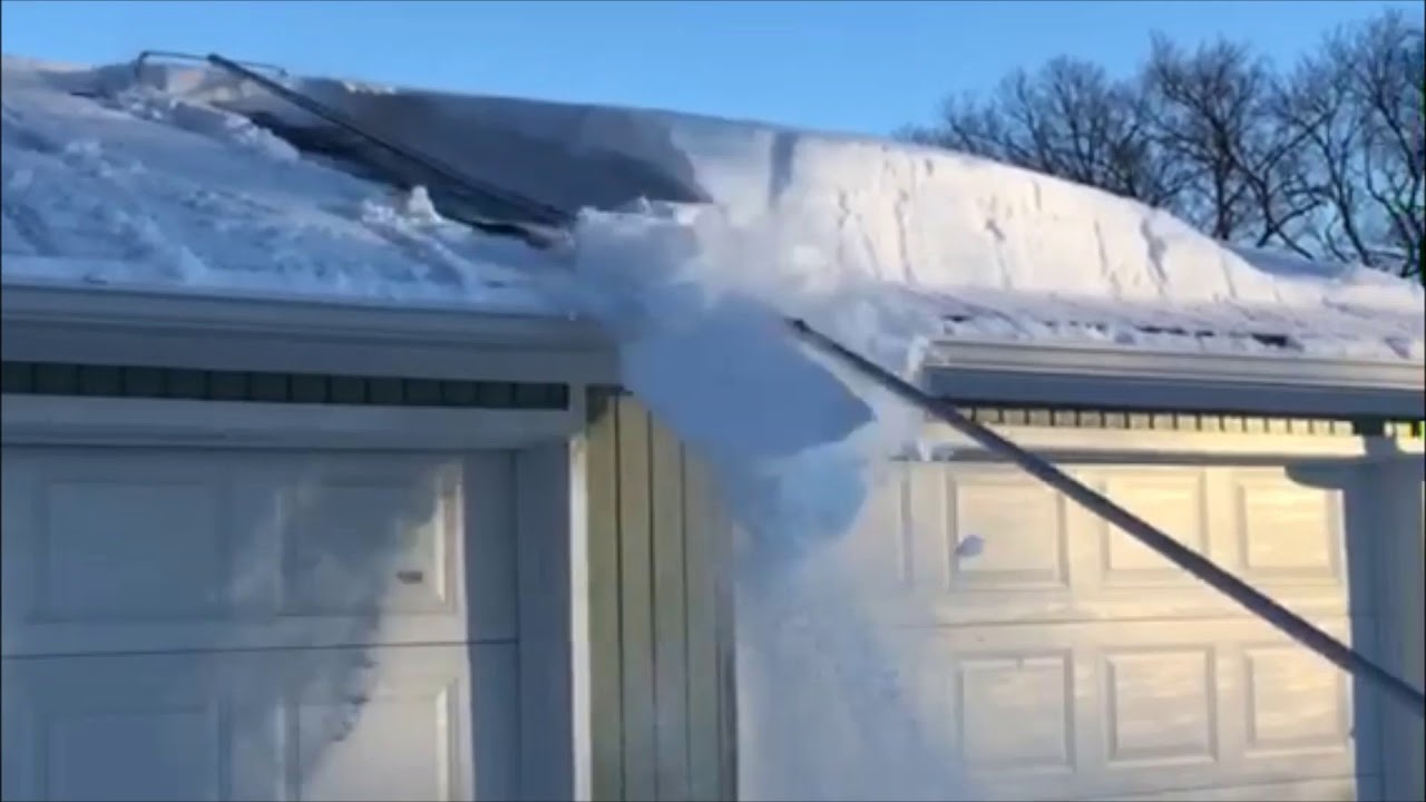 Roof Razor® Best The Roof Snow Removal YouTube