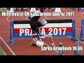 Mistrovství ČR v požárním sportu 2017. Šárka Jiroušová 16.66