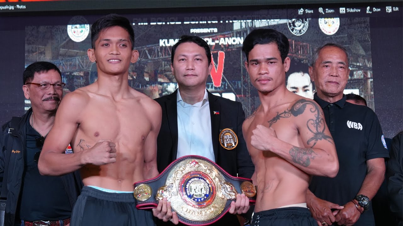 OFFICIAL WEIGH-IN | Reymart Tagacanao vs. Hamson Lamandau | WBA Asia Super Flyweight Championship