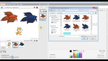 Scratch 2.0 Expert Animation Tutorial - Fighting Fish Part 2/3 - The Setup