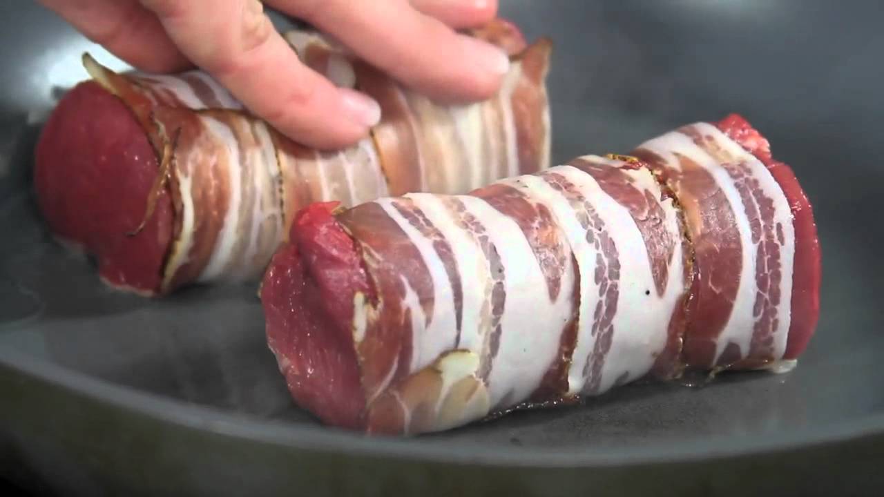 Jak připravit panenku ve slanině?