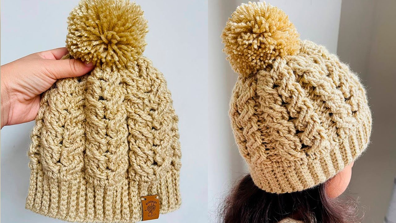 🔴Patron 3D | hermoso Facil Gorro para NIÑOS y NIÑAS | gorro a crochet ...