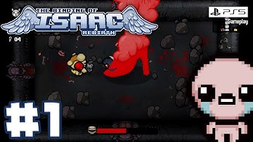 The Binding of Isaac: Rebirth - Gameplay Walkthrough No Commentary - Part 1 (PS5)