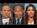 Stephen A. brags about his Steelers to salty Giants fans Max & Molly | First Take