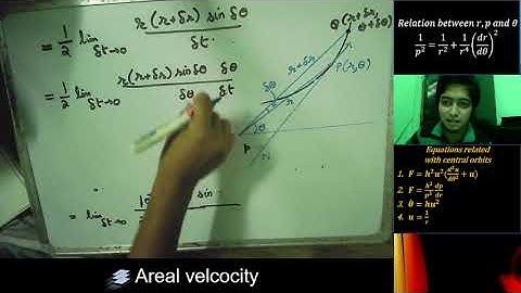 Central orbits - Areal velocity