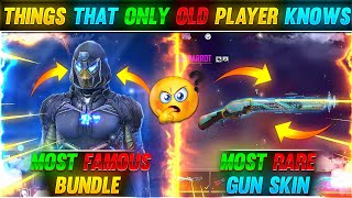 THINGS THAT ONLY OLD PLAYER KNOWS🤯YOU DON'T KNOW ABOUT😱🔥|| GARENA FREE #14